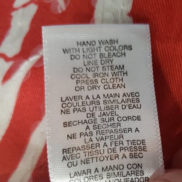 Michael Kors Skirt Women 6 Sequined Coral Bamboo Pattern Pencil Lined  Side Zip - Picture 6 of 6